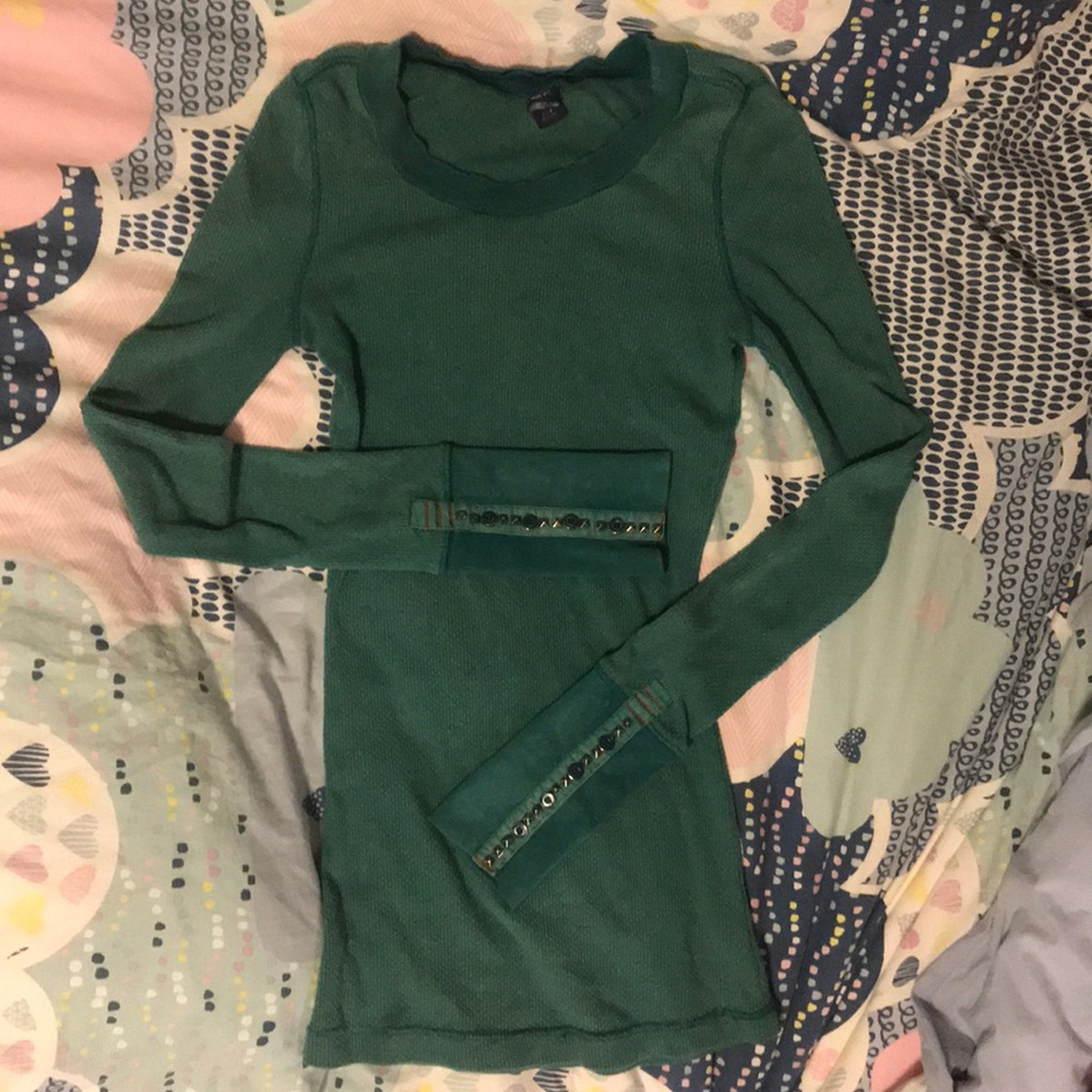Rare Free People studded cuff thermal